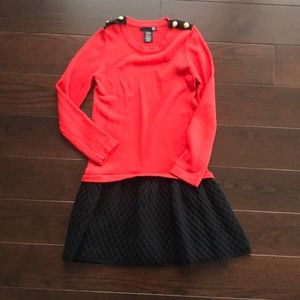 Gently used girls drop waist dress